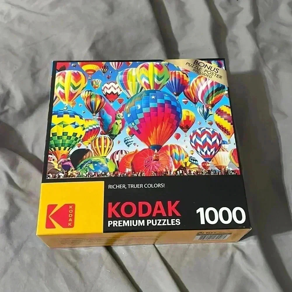 Kodak Multicolor Hot Air Balloons 1000-Piece Puzzle